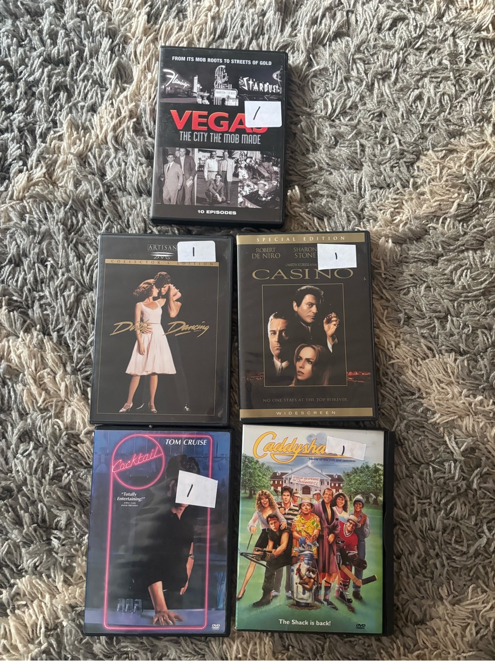 Classic Movie DVD Bundle - Black & Colorful Covers